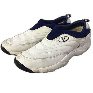 Propet Leather Shock Absorber Walking Shoes White Size 8